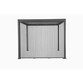 gardenson Lamellenwand für Pavillon 93 x 2,4 m Anthrazit