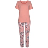 VIVANCE DREAMS Damen Pyjama coral-apricot Gr.32/34