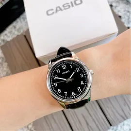 Casio MTP-V005L-1B4 Leder 40 mm 1B4