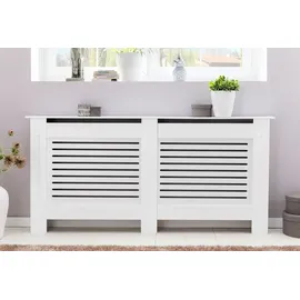 Wohnling WL5.745 Design Heizkörperverkleidung Weiß 112x82x19 cm