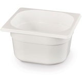 HENDI Gastronormbehälter, 1/6, GN 1/6, 1,6L, Weiß,