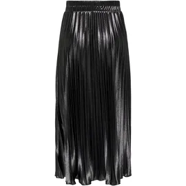Only Plisseerock Damen Schwarz 36