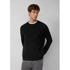 s.Oliver Strickpullover aus reiner Lammwolle - schwarz - XL