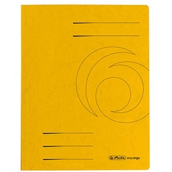 herlitz Schnellhefter Quality Karton gelb DIN A4