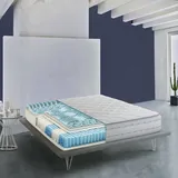 Dmora Doppelmatratze Natalina, Memory Foam-Matratze und Taschenfederkern, 100% Italy, Anti-Milbe und hypoallergen, cm 160x200 h26