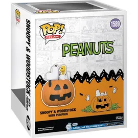 Funko Peanuts Snoopy Woodstock with Pumpkin 1589 Funko Pop! Deluxe