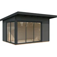 Palmako Gartenhaus Andrea 11,2 m2 Slide Plus mit Isolierglas-Schiebetür