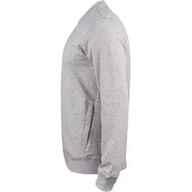 Clique Premium Bio-Baumwoll Sweatjacke Herren 95 - grau meliert S