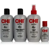 CHI Infra 350 ml + Treatment 350 ml + Keratin Mist 350 ml + Silk Infusion 50 ml Geschenkset
