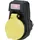 Sygonix SY-4673756 Schaltbare Zwischensteckdose mit Schalter am Gerät 1polig Schwarz, Gelb