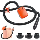 Elektrische Kraftstoffpumpe 2,4 Gpm Mit Automatischer Abschaltung, Dieselpumpe, Flüssigkeitspumpe Mit 3-fach Adapter, Kanisterpumpe - Crezuo