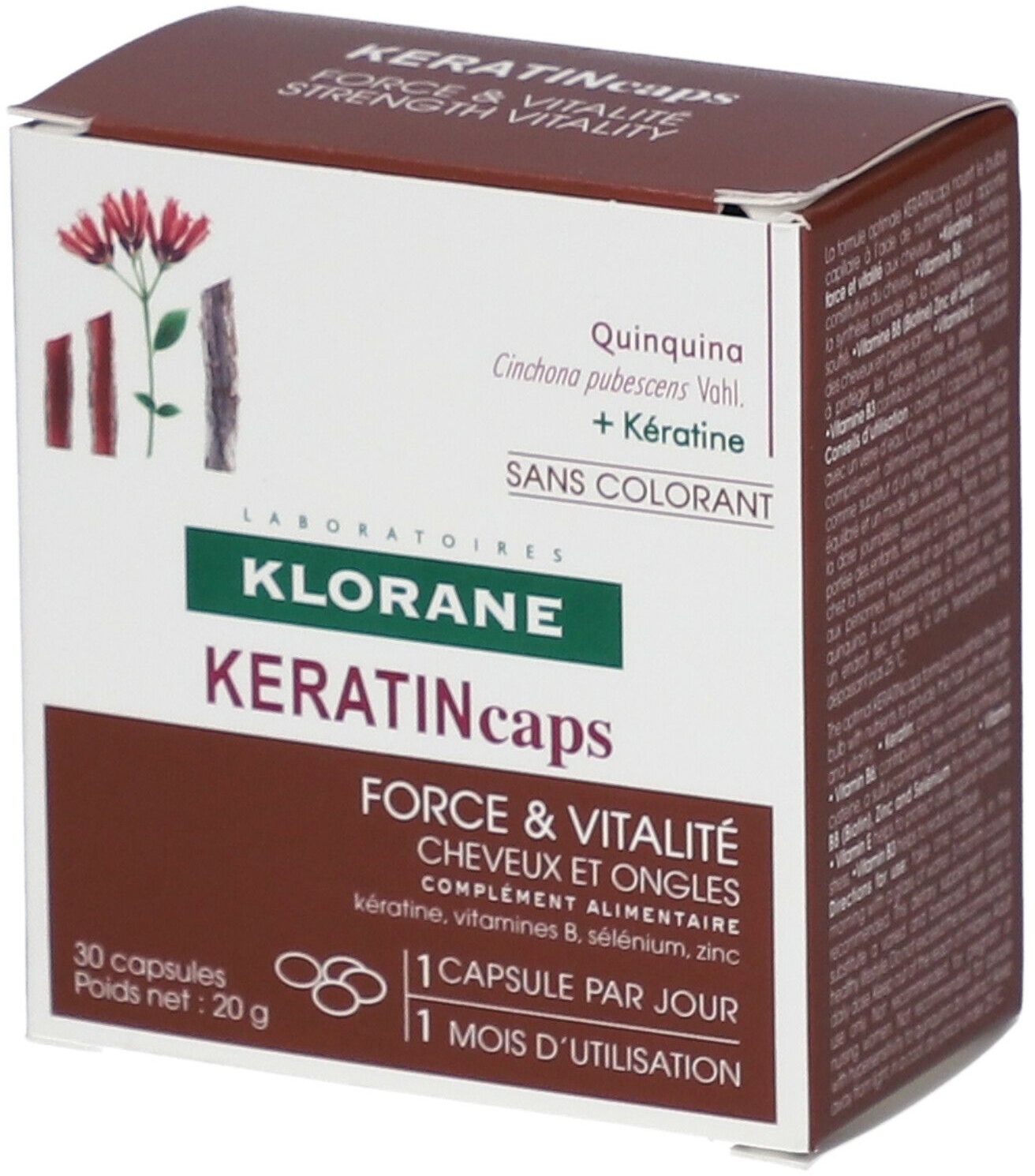 KLORANE KeratinCaps - Complément alimentaire 30 pc(s) capsule(s)