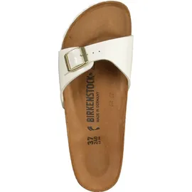 Birkenstock Madrid Birko-Flor Lack schmal patent white 41