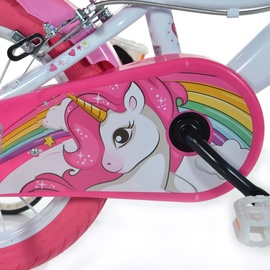 DINO BIKES Unicorn 16 Zoll RH 28 cm weiß/rosa