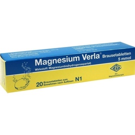 VERLA Magnesium Verla Brausetabletten 20 St.