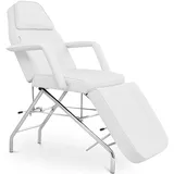 Physa, Massageliege + Massagesessel, Kosmetikliege Behandlungsliege Therapieliege 150 kg Weiss einstellbare Fussstütze