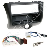 SCHLAUER-SHOP24 Autoradio 2-DIN Einbaurahmen Radioblende+Adapterkabel Einbauset Toyota Yaris (P1)