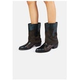 Felmini Stiefelette Leder Cowboy Stiefelette grau 42 EU