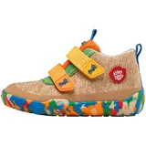 Affenzahn Übergangsschuh Knit Happy wasserdicht atmungsaktiv vegan mit Kaltfutter, Klettverschlüssen und Rutschfester Sohle Größe 21-32 Affenzahn 10 Jahre - Beige, 22 - 22 EU