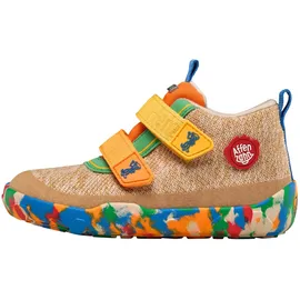 Affenzahn Übergangsschuh Knit Happy wasserdicht atmungsaktiv vegan mit Kaltfutter, Klettverschlüssen und Rutschfester Sohle Größe 21-32 Affenzahn 10 Jahre - Beige, 22 - 22 EU