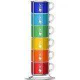 Bialetti Kaffeetasse 0,065 l Mehrfarbig 6 St.