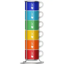 Bialetti Kaffeetasse 0,065 l Mehrfarbig 6 St.
