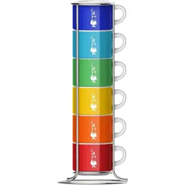 Bialetti Kaffeetasse 0,065 l Mehrfarbig 6 St.
