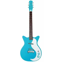 Danelectro 59M NOS+ Baby Come Back Blue E-Gitarre