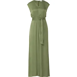 s.Oliver Satin-Jumpsuit mit Extra Wide Leg - olive - 38