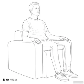 vidaXL Relaxsessel 61 x 95 x 69 cm Hellgrün Samt