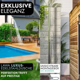 lawa living and lifestyle Gartendusche Silber 0,06 m
