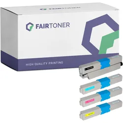 4er Multipack Set Kompatibel für OKI C310 Toner