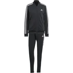 adidas Essentials 3-Streifen Trainingsanzug Damen IJ8781 - black/white S