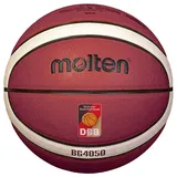 Molten Basketball B6G4050-DBB, Top Spielball, Premium Synthetik-Leder, 12 Felder, Größe 6