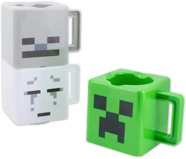 - Minecraft Stacking Coffee Mugs 3 pcs - Becher