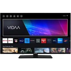 Telefunken Fernseher 40 Zoll Smart TV VIDAA XF40VP750M - Full HD Fernseher, HDR TV mit Triple-Tuner