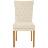 Esszimmerstuhl HOME AFFAIRE "Colorado BESTSELLER Polsterstuhl", beige, B:46cm H:94,5cm T:59cm, Kunstleder;Microfaser, Stühle, Esszimmerstuhl, Beine in eiche oder nussbaum. Im 2er, 4er oder 6er-Set