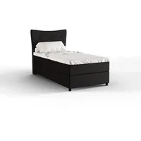 Panda möbel Boxbett, Dunkelgrau, Holz, Mode, 100x200 cm, Oeko-Tex®