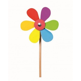 Gollnest & Kiesel KG Goki SA431 - Windmühle Blume, aus Holz 37cm