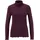Aniston CASUAL ANISTON CASUAL, Damen, Gr. 44, rot (bordeaux), Single Jersey, Obermaterial: 48% Baumwolle, 47% Modal, 5% Elasthan, unifarben, sehr figurbetont hüftlang, gewellter Abschluss, Shirts, mit gewellten Abschlüssen