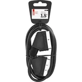 EMOS SCART Adapter/AV Scartkabel 1,5 m Schwarz