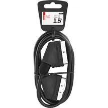 EMOS SCART Adapter/AV Scartkabel 1,5 m Schwarz