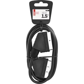 EMOS SCART Adapter/AV Scartkabel 1,5 m Schwarz