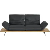 KOINOR Ledersofa  Marilyn , schwarz , Maße (cm): B: 232 H: 96 T: 90