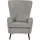 Home Affaire "Sallito, Ohrensessel, TV-Sessel", grau, B:76cm H:109cm T:85cm, Struktur Hahnentritt (67% Polypropylen, 33% Polyester);Samtoptik (100% Polyester);Fellimitat (100% Polyester);Samtcord (92% Polyester, 8% Polyamid);Struktur (100%