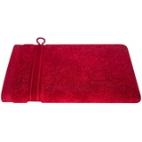 Waschhandschuh 16 x 21 cm granat
