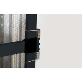 Hecht Fliegengitter Türbausatz Basic 100 x 210 cm Dunkelgrau