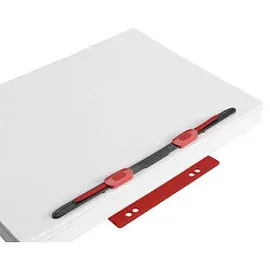 HASenPfeil ® 1 Heftstreifen für 500 Blatt rot Kunststoff, 20 St.
