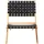 Kare Klappsessel Ipanema 78 x 60 x 72,5 cm schwarz