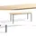 C+P Sitzbank Schwarz 46 x 120 x 46 cm